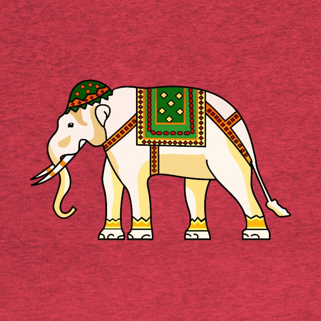 Watercolor Tribal Elephant Clothing Artwork by PatrioTEEism